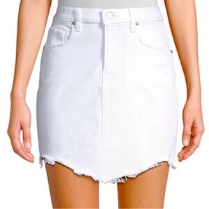 HUDSON white denim Lulu Jean skirt Size 24